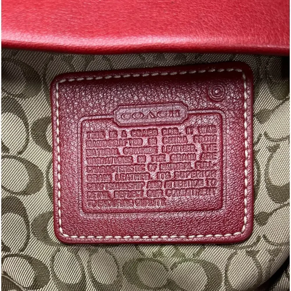 Y2K Coach Leather Demi Bag